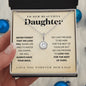 Gift for Daughter from Mom and Dad - We will Always Have Your Back Necklace
