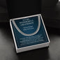 My Grandson One of the Most Beautiful Chapters - Gift for Grandson - Cuban Link Chain