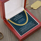 My Grandson One of the Most Beautiful Chapters - Gift for Grandson - Cuban Link Chain