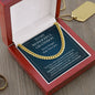 My Grandson a Beautiful Chapter - Gift from Grandparent to Grandson - Cuban Link Necklace