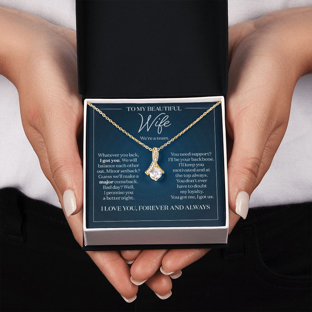 Gift for Wife - You Got Me, I Got Us Necklace