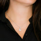 Gift for Daughter from Mom or Dad - Keep Me in Your Heart - Necklace