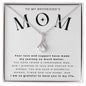 To My Boyfriends Mom Necklace