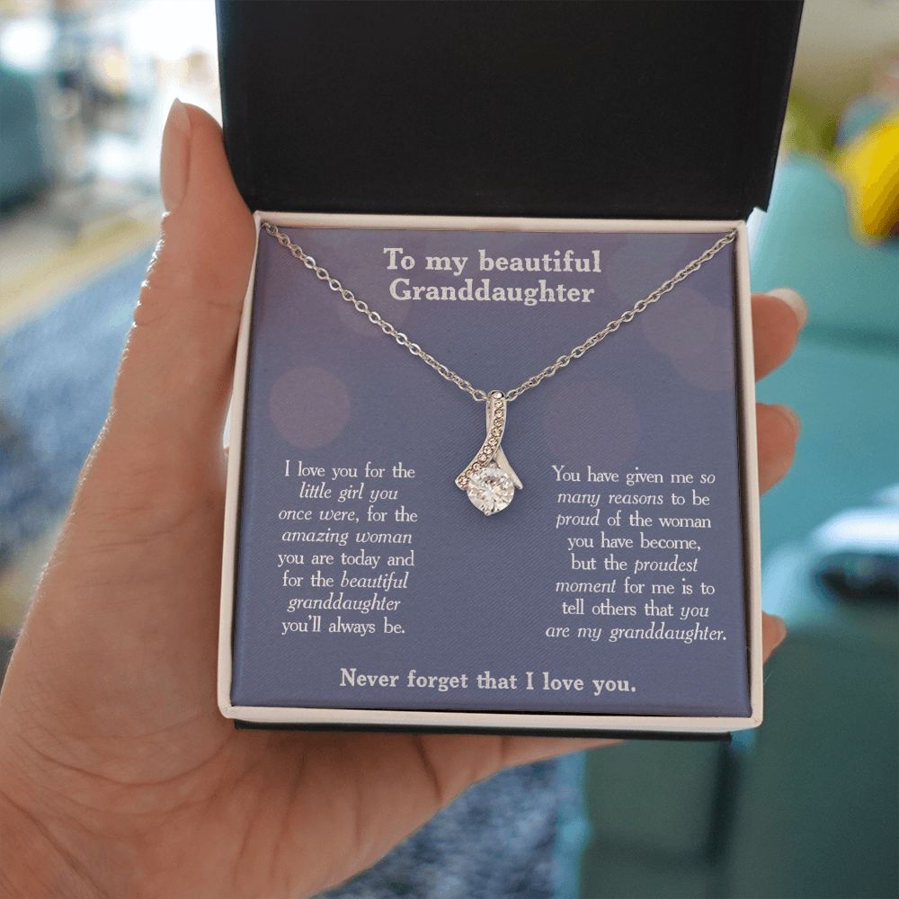 The Proudest Moment - Gift for Granddaughter - Necklace