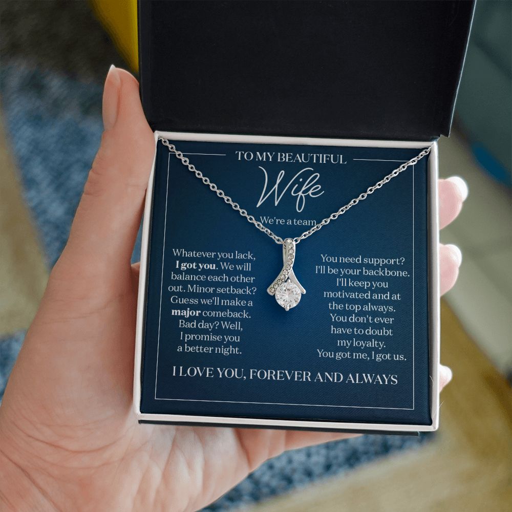 Gift for Wife - You Got Me, I Got Us Necklace