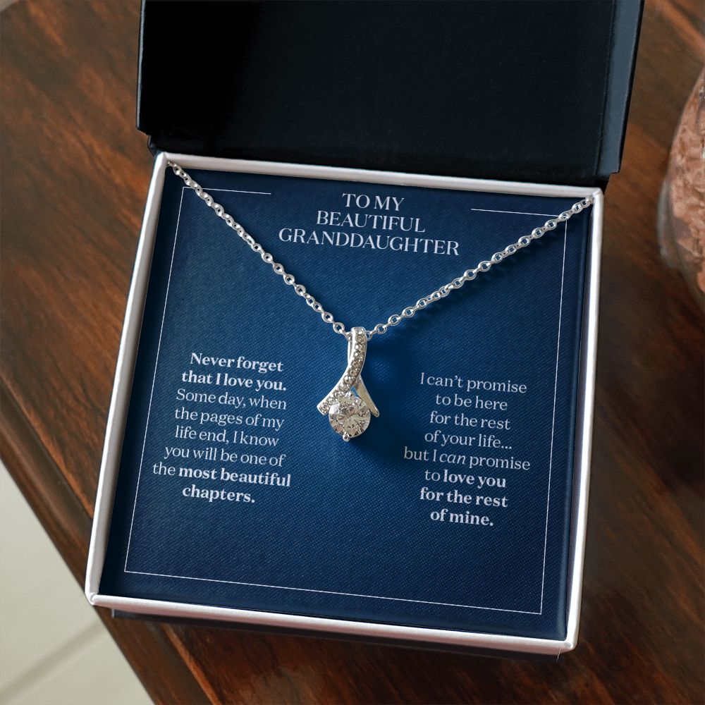 When the Pages End - Gift for Granddaughter - Beautiful Necklace
