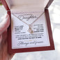 Gift for Daughter from Mom or Dad - Keep Me in Your Heart - Necklace