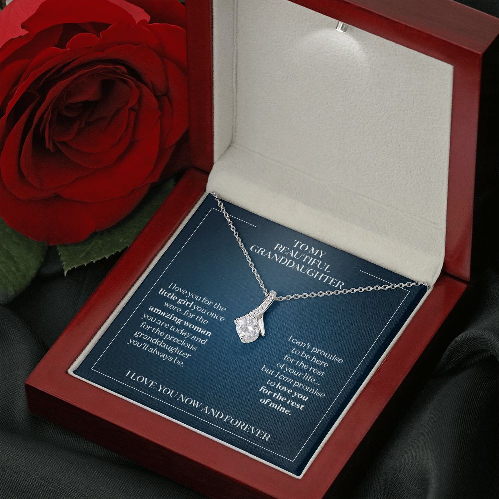 I Promise to Love You - Gift for Granddaughter - Necklace