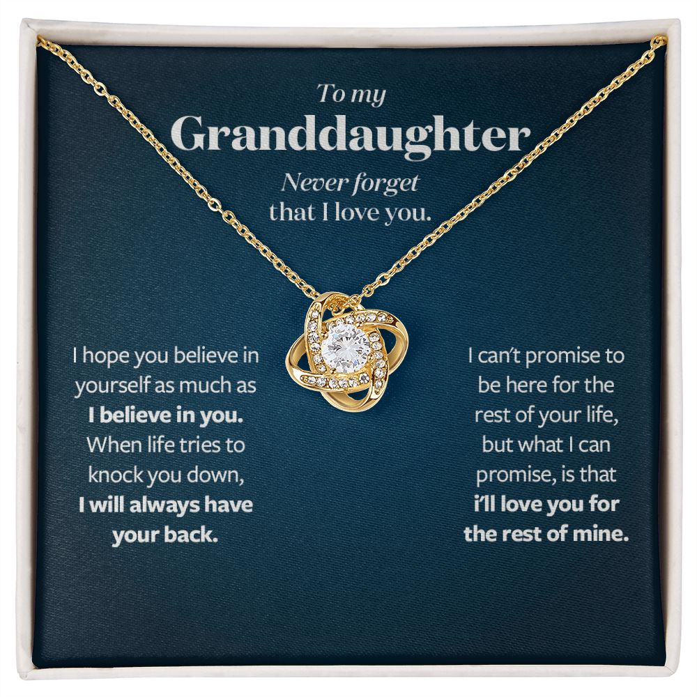 I will always have your back - Gift for Granddaughter from Grandmother or Grandfather