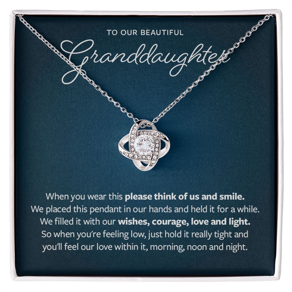 Please Think of Us and Smile - Gift from Grandparents to Granddaughter