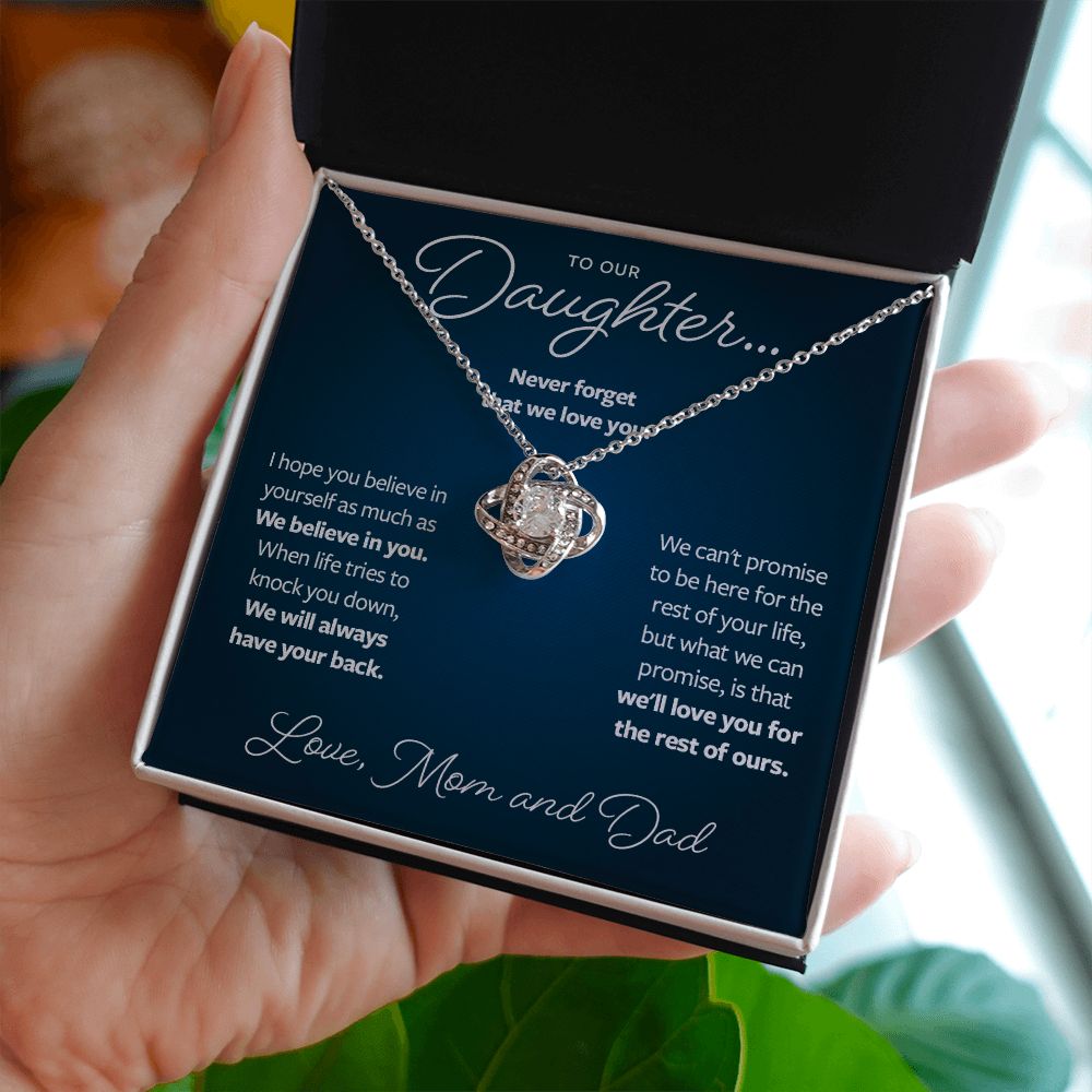 We Will Always Have Your Back - Gift from Parents to Daughter
