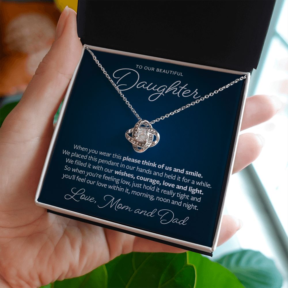 Think of Us and Smile - Gift from Parents to Daughter