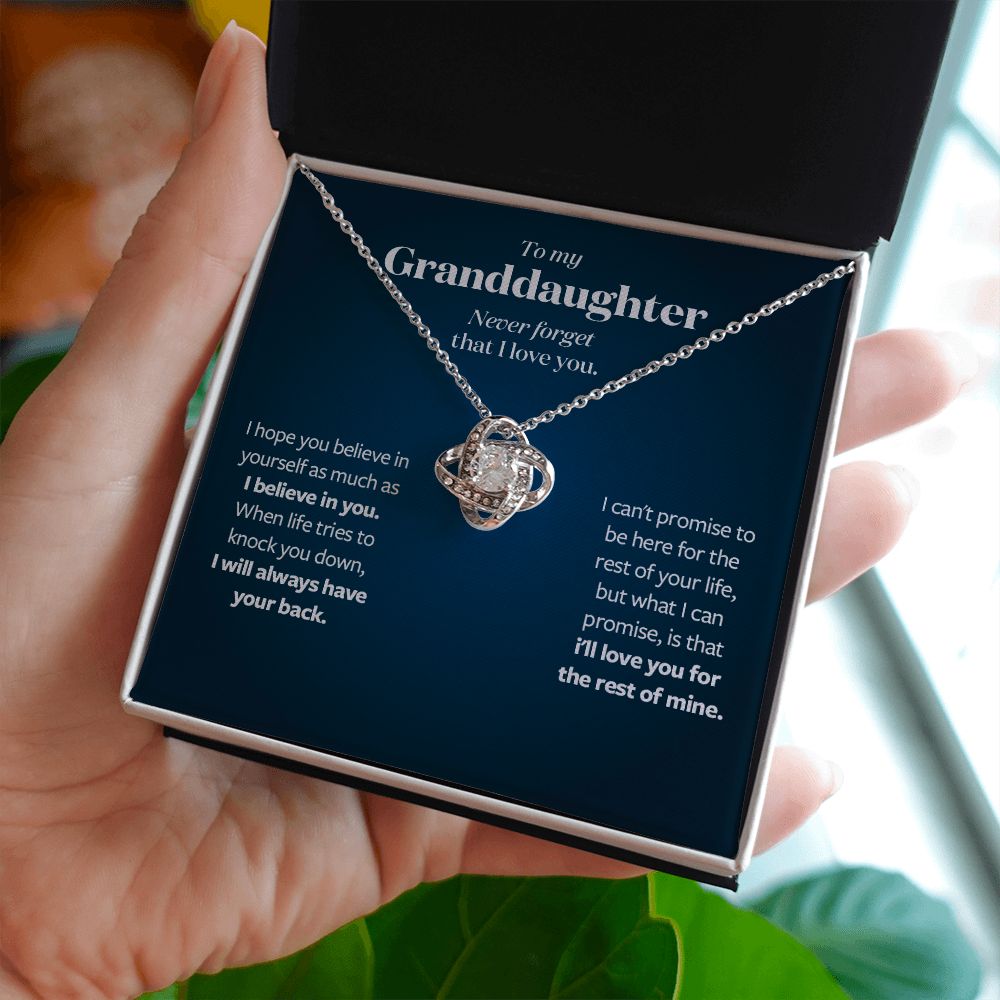 I will always have your back - Gift for Granddaughter from Grandmother or Grandfather