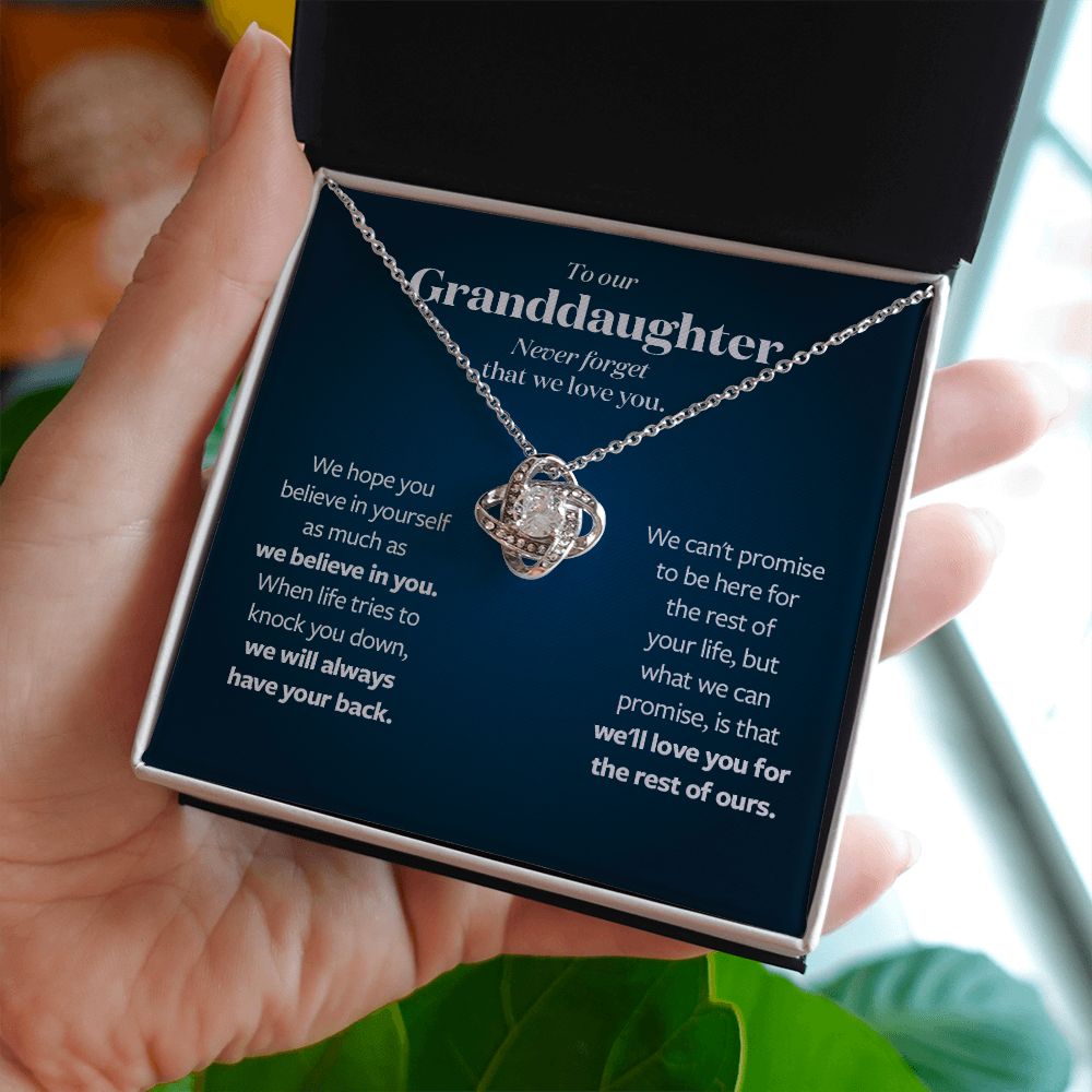 We will always have your back - Gift for Granddaughter from Grandparents
