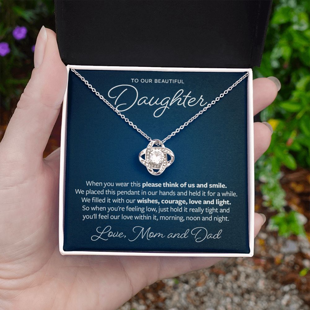 Think of Us and Smile - Gift from Parents to Daughter