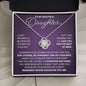 To my Beautiful Daughter Necklace Gift - You Are Capable of Achieving Anything 225