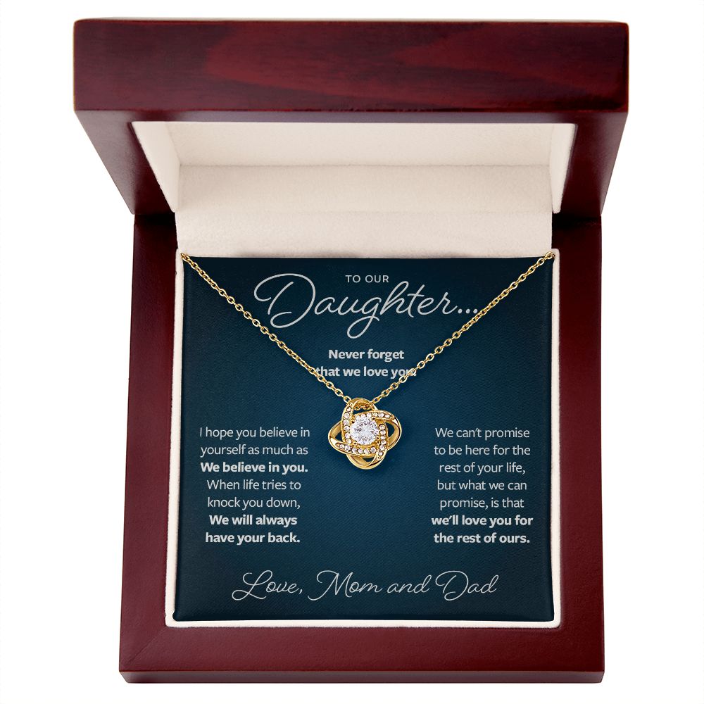 We Will Always Have Your Back - Gift from Parents to Daughter