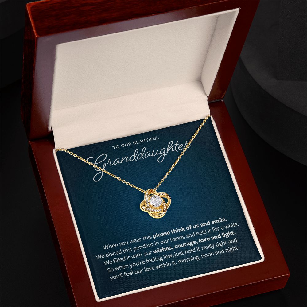 Please Think of Us and Smile - Gift from Grandparents to Granddaughter