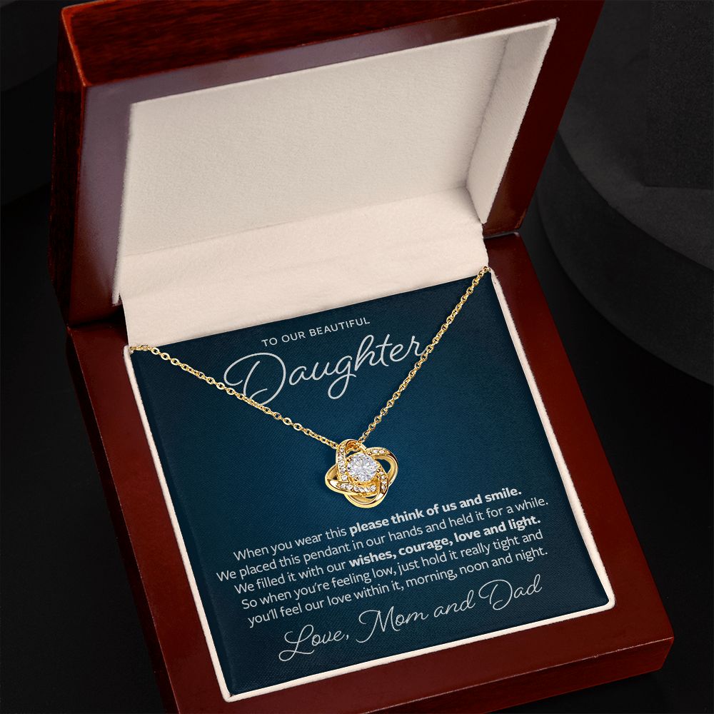 Think of Us and Smile - Gift from Parents to Daughter