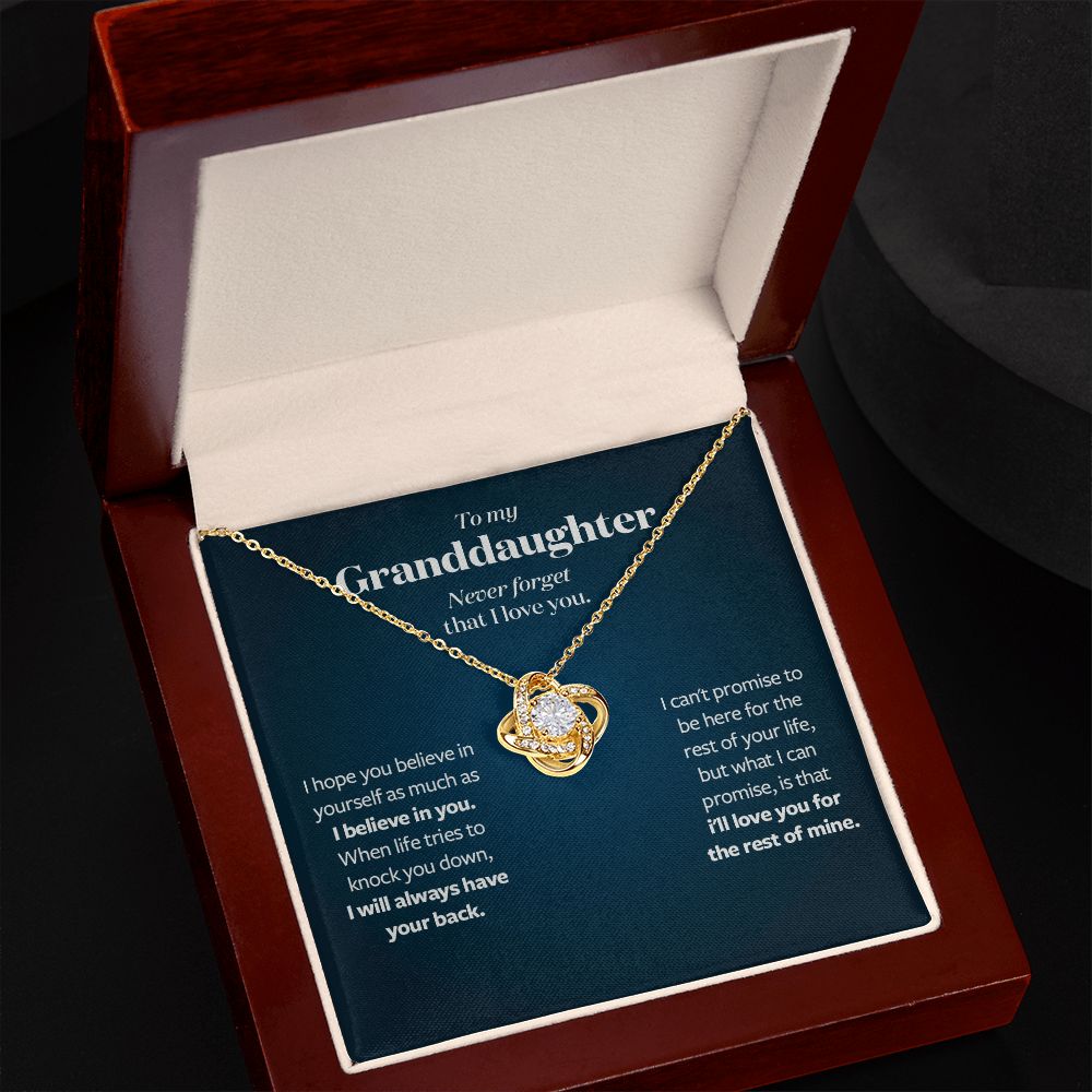 I will always have your back - Gift for Granddaughter from Grandmother or Grandfather