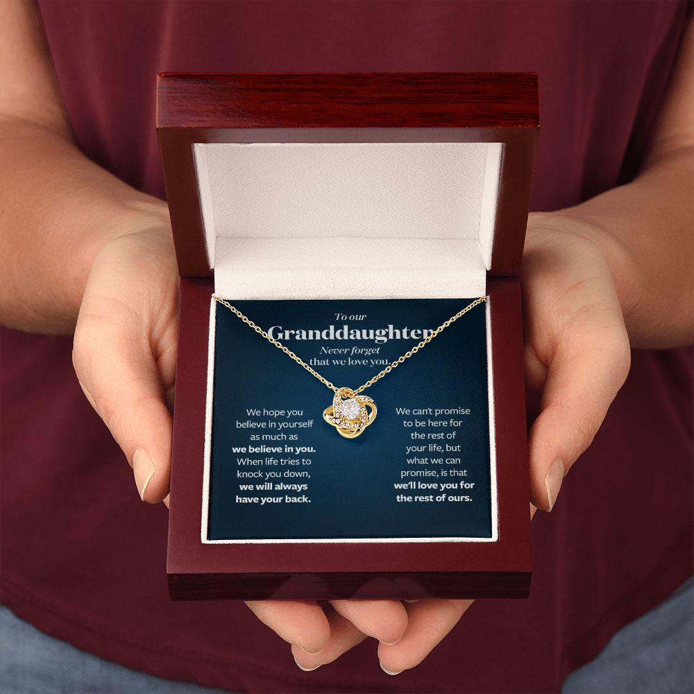 We will always have your back - Gift for Granddaughter from Grandparents