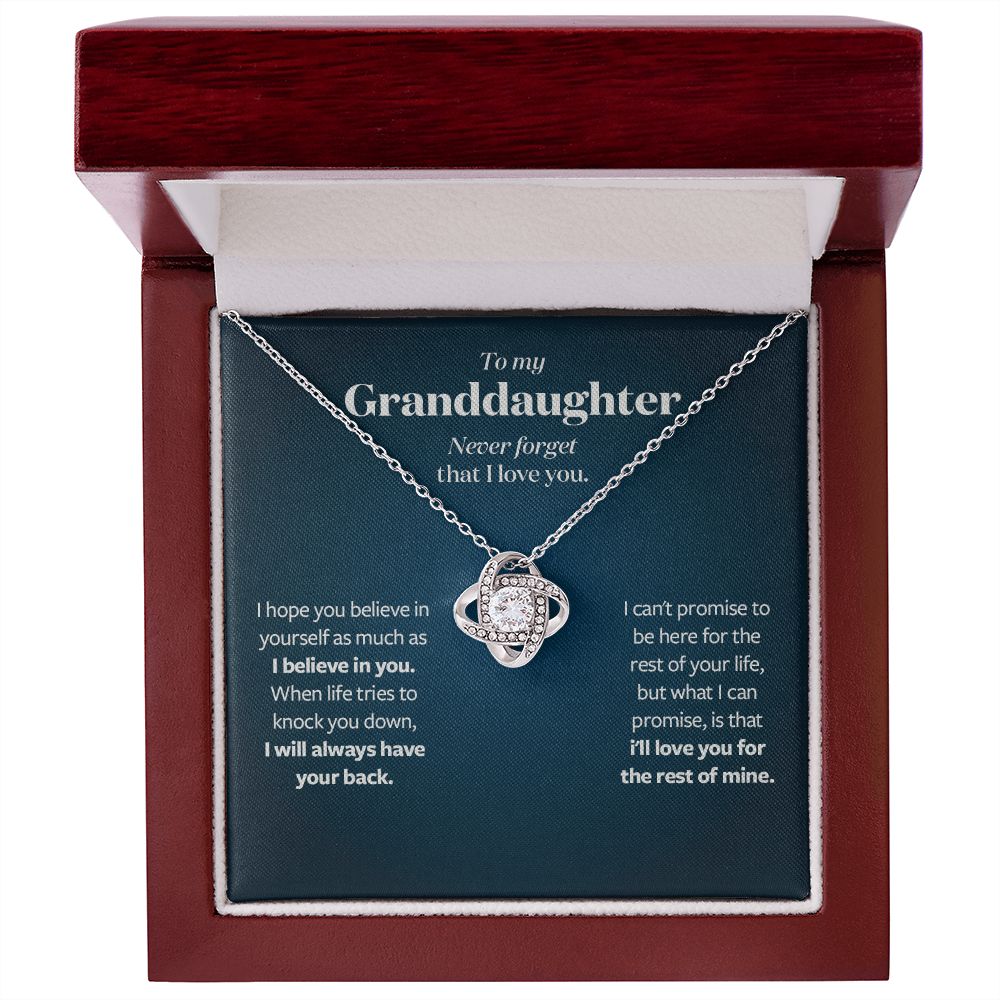 I will always have your back - Gift for Granddaughter from Grandmother or Grandfather