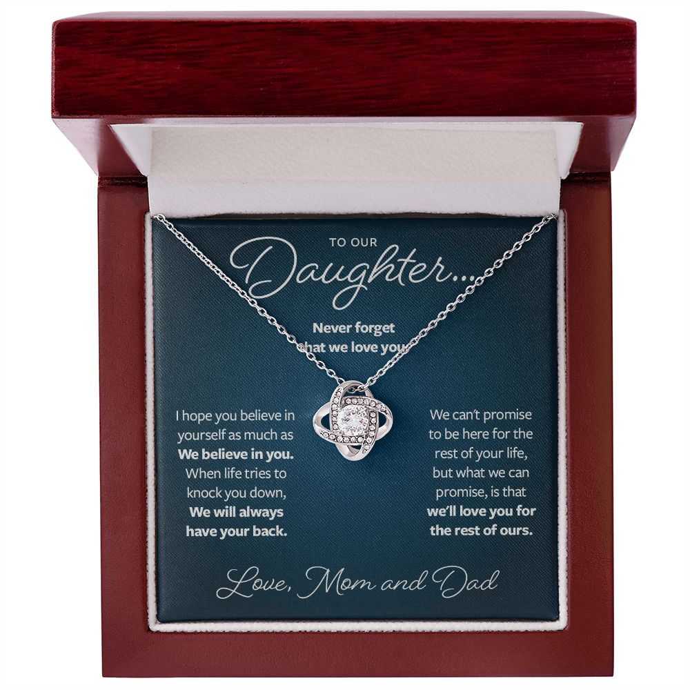 We Will Always Have Your Back - Gift from Parents to Daughter