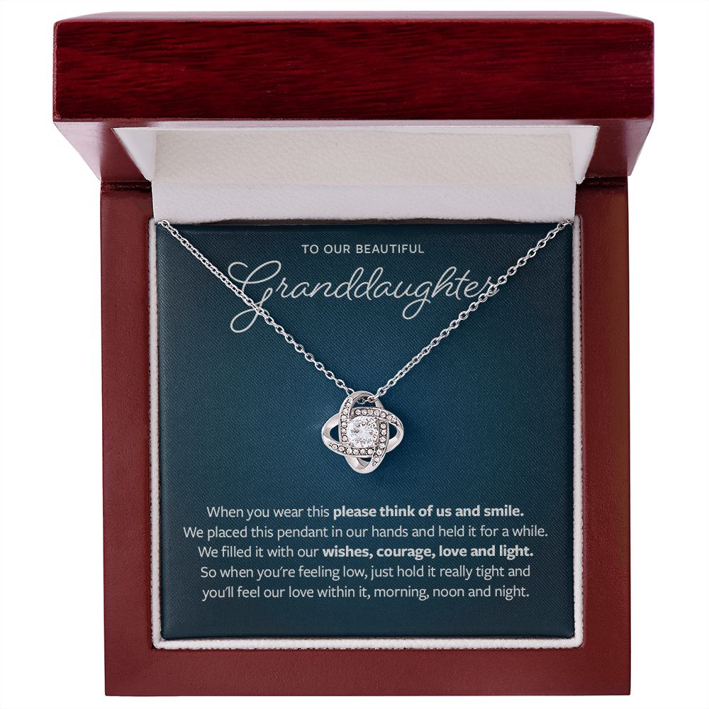 Please Think of Us and Smile - Gift from Grandparents to Granddaughter
