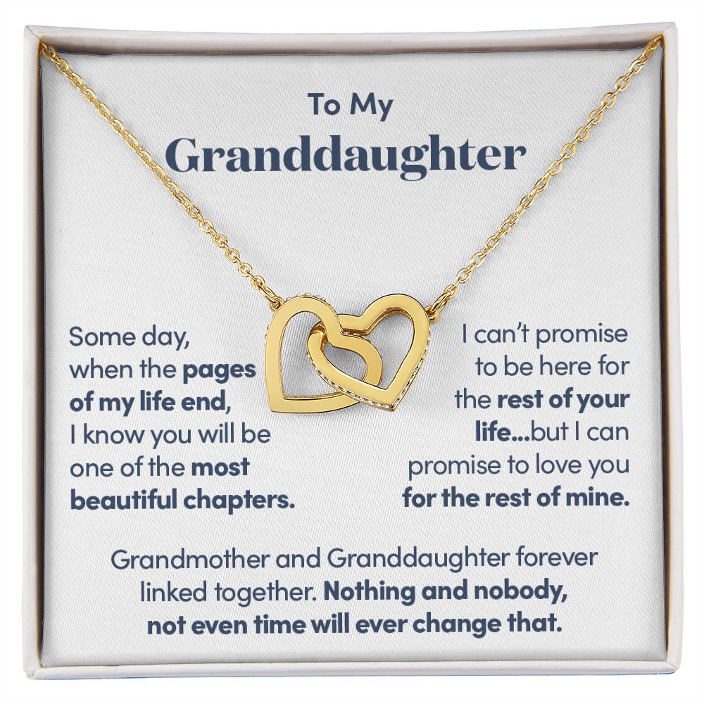 Grandmother and Granddaughter Forever Linked - Necklace