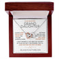 Gift for Granddaughter from Grandparent - Keep Me in Your Heart - Necklace