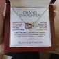 Gift for Granddaughter from Grandparent - Keep Me in Your Heart - Necklace