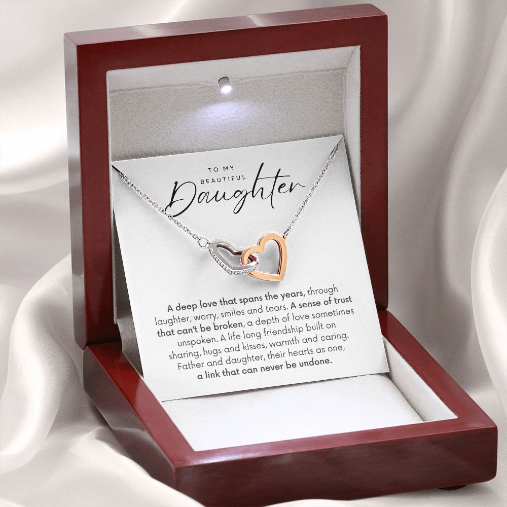 Dad to Daughter Gift - Cant Be Broken