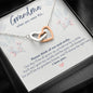 Gift from Baby or toddler to Grandma - Grandma When you Wear This Necklace