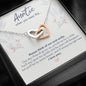 Gift from Baby or Toddler to Aunt - Auntie When you Wear This Necklace