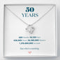 Funny 50 Years Anniversary / Birthday Necklace