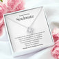 To my Stunning Soulmate - Thank you necklace for wife - 10 Year Anniversary Gifts for Wife