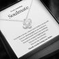 To my Stunning Soulmate - Thank you necklace for wife - 10 Year Anniversary Gifts for Wife