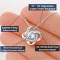 To My Wife - This Old Lion Will Always Have Your Back - Message Card Necklace