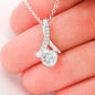 To my Wife - I will always keep falling in love with you - Necklace Message Card Gift for Wife