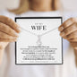 To My Wife - As We Grow Older Never Forget that I Love you - Necklace