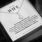 To my Wife - I will always keep falling in love with you - Necklace Message Card Gift for Wife