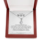 To my Wife - I will always keep falling in love with you - Necklace Message Card Gift for Wife