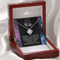 My Stunning Wife - The Brightest Star in my Universe Necklace for Birthday Christmas Anniversary Gift