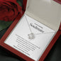 To my Stunning Soulmate - Thank you necklace for wife - 10 Year Anniversary Gifts for Wife
