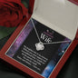 My Stunning Wife - The Brightest Star in my Universe Necklace for Birthday Christmas Anniversary Gift