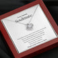 To my Stunning Soulmate - Thank you necklace for wife - 10 Year Anniversary Gifts for Wife