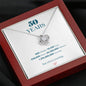 Funny 50 Years Anniversary / Birthday Necklace
