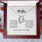 To My Wife - Until the Last Day I will be loving you - Message Card Necklace Gift