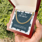 Gift for Dad from Daughter - The only Gift you Need Chain