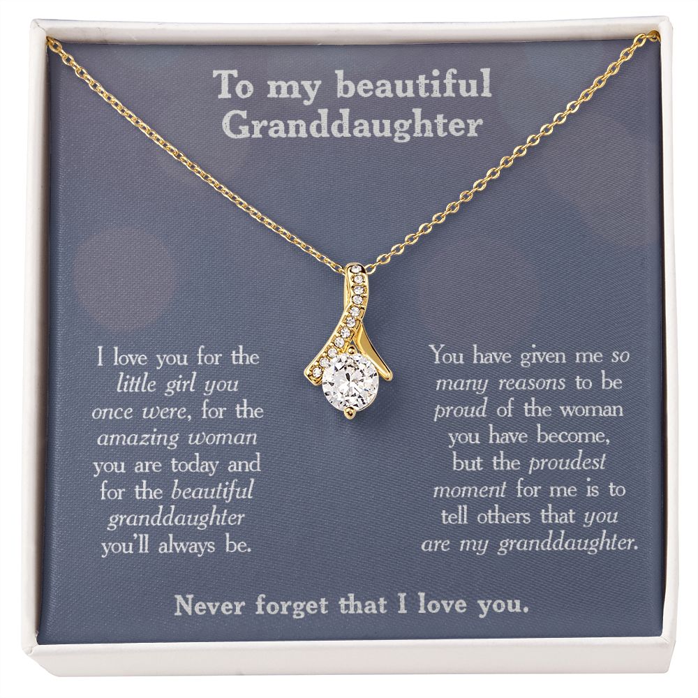 The Proudest Moment - Gift for Granddaughter - Necklace